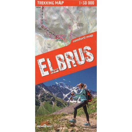 TerraQuest Elbrus 1:50 000 turistická mapa