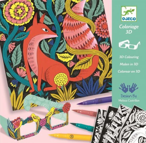 Omalovánky 3D - Tajmený les