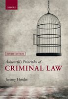 Ashworth's Principles of Criminal Law (Horder Jeremy (Professor of Criminal Law London School of Economics and Political Science))(Paperback / softback)