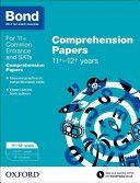 Bond 11+: English: Comprehension Papers - 11-12 Years (Hughes Michellejoy)(Paperback)