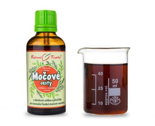 Močové cesty - bylinné kapky (tinktura) 50 ml