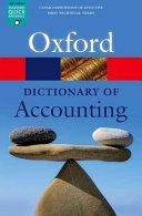 Dictionary of Accounting (Law Jonathan)(Paperback)
