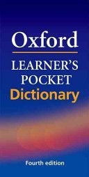 Oxford Learner's Pocket Dictionary - A Pocket-sized Reference to English Vocabulary(Paperback)