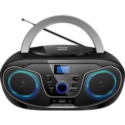 FM CD rádio Silva Schneider MPC 19.4 USB, AUX, CD, USB, černá/stříbrná