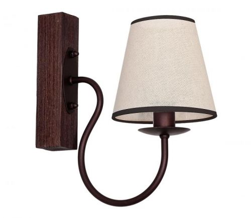 Luminex Nástěnné svítidlo CARIN 1xE14/60W/230V tmavá