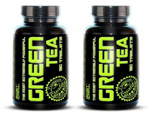 1 + 1 Zdarma: Green Tea od Best Nutrition 120 tbl. + 120 tbl.