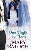 One Night for Love (Balogh Mary)(Paperback)