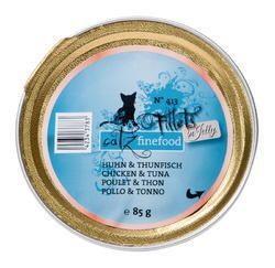 Vanička Catz Finefood Fillets No.413 - kuřecí maso a tuňák 85 g