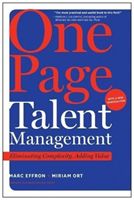 One Page Talent Management, with a New Introduction - Eliminating Complexity, Adding Value (Effron Marc)(Pevná vazba)