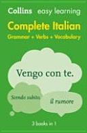Easy Learning Complete Italian Grammar, Verbs and Vocabulary (3 Books in 1) (Collins Dictionaries)(Paperback)