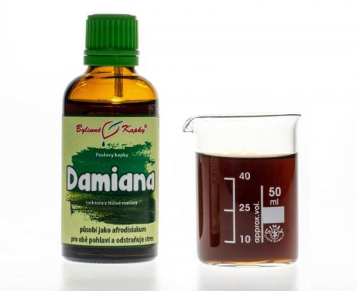 Damiana - bylinné kapky (tinktura) 50 ml
