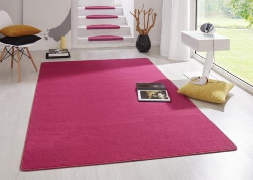 Hanse Home Collection koberce Kobercová sada Fancy 103011 Pink - (3 díly; 2x 67x140 cm; 1x 67x250 cm) cm Růžová