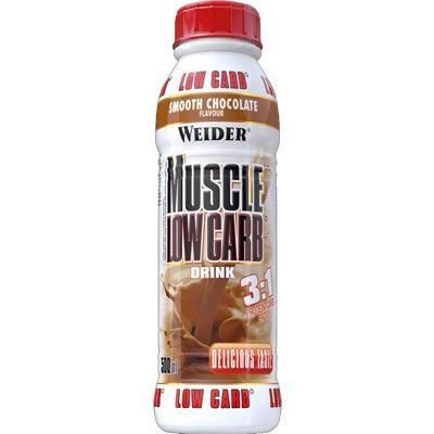 Muscle Low Carb Drink 500ml jahoda