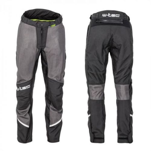 Pánské letní moto kalhoty W-TEC Alquizar Barva Black-Grey, Velikost M