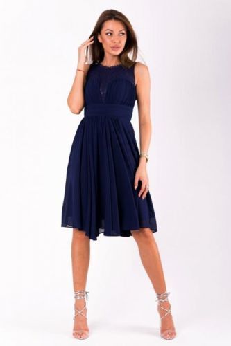 Dámské šaty R1306B model 125251 - YourNewStyle - M - tmavě modrá