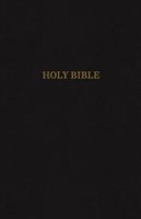 KJV, Thinline Reference Bible, Bonded Leather, Black, Red Letter Edition, Comfort Print (Thomas Nelson)(Leather / fine binding)