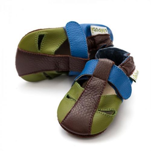Kožené sandálky Liliputi Soft Sandals Earth, S