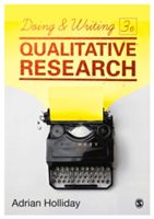 Doing & Writing Qualitative Research (Holliday Adrian)(Paperback)