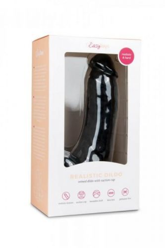 Realistische Dildo Zwart - 20 cm