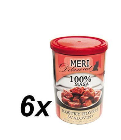 Falco Meri Deluxe Kostky Hovězí Svaloviny 6X400G