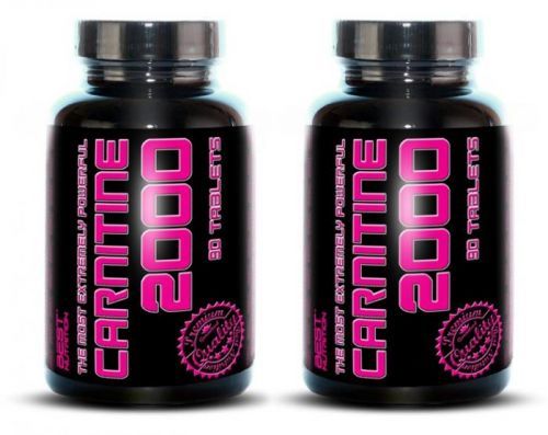 1 + 1 Zdarma: Carnitine 2000 od Best Nutrition 90 tbl. + 90 tbl.