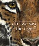 Can We Save the Tiger? (Jenkins Martin)(Paperback)