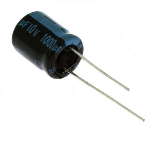 Elektrolytický kondenzátor radiální e 1000uf/10v 10x12.5 rm5 105°c jamicon tkr102m1agbcm