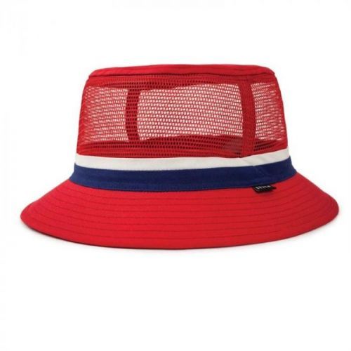 klobouk BRIXTON - Hardy Bucket Hat Red/Navy (RDNAV) velikost: XS