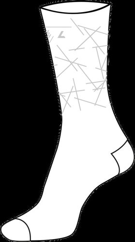 Ponožky cyklistické Silvini Aspra white-cloud Velikost: 42-44