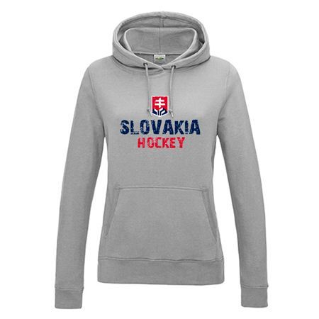 Dámská mikina s kapucí Slovakia Hockey S