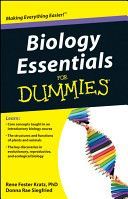Biology Essentials For Dummies (Kratz Rene Fester)(Paperback)