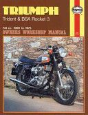 Triumph Trident, B.S.A.Rocket 3 Owner's Workshop Manual (Meek Frank)(Paperback)