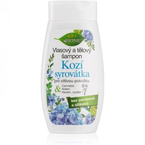 Bione Cosmetics Kozí Syrovátka šampon a sprchový gel pro citlivou pokožku