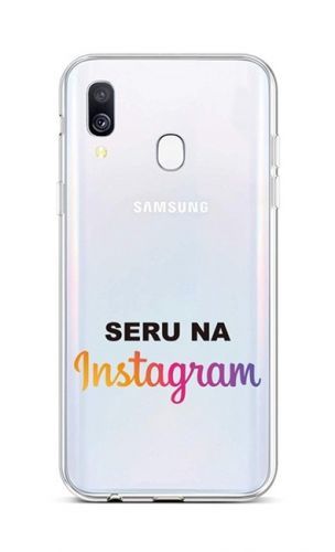 Kryt TopQ Samsung A40 silikon Instagram 42959