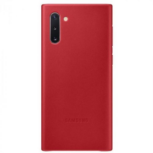 Samsung Leather Cover pro Galaxy Note 10 červený (EF-VN970LREGWW)