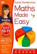 Maths Made Easy Ages 10-11 Key Stage 2 Beginner (Vorderman Carol)(Paperback)