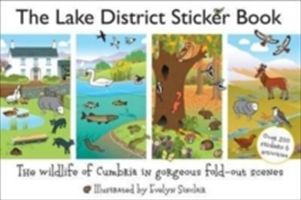 Lake District Sticker Book - The Wildlife of Cumbria in Gorgeous Fold-Out Scenes (Sinclair Evelyn)(Paperback)