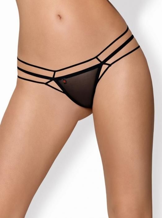 Sexy tanga 875 - THO - Obsessive - S/M - černá