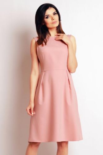 Světle růžové šaty M097