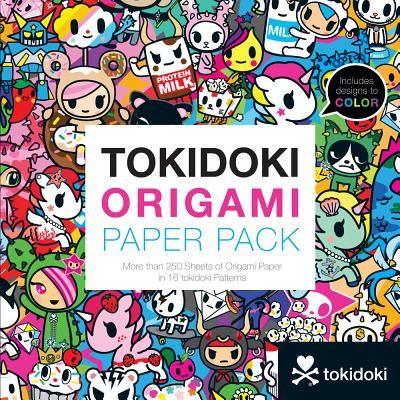 Tokidoki Origami Paper Pack: More Than 250 Sheets of Origami Paper in 16 Tokidoki Patterns (Tokidoki)(Paperback)