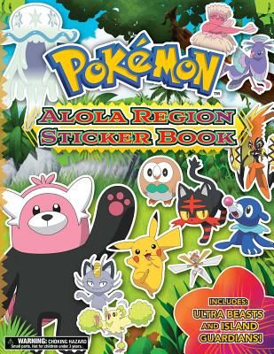 Pokemon Alola Region Sticker Book (The Pokemon Company International)(Paperback)