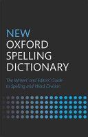 New Oxford Spelling Dictionary(Pevná vazba)