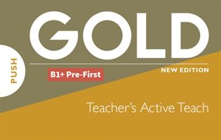 Gold B1+ Pre-First 2018 Teacher's ActiveTeach USB
