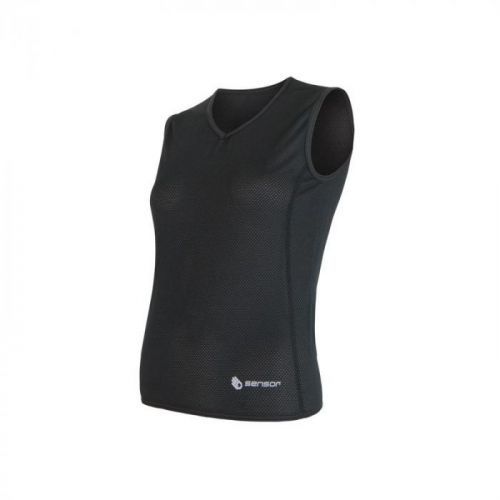 Triko Sesnsor Coolmax Fresh Air V-neck - dámské, černá - velikost L