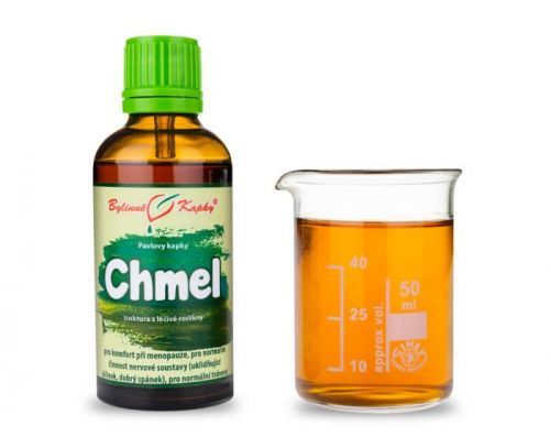 Chmel - bylinné kapky (tinktura) 50 ml