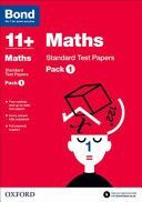 Bond 11+: Maths: Standard Test Papers - Pack 1 (Baines Andrew)(Paperback)