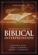 Introduction to Biblical Interpretation - Third Edition (Klein William W.)(Pevná vazba)