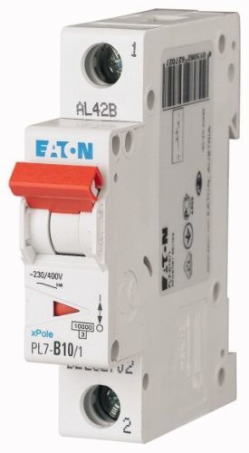 Jistič 10 kA 1pól char. B 10 A, Eaton PL7-B10/1