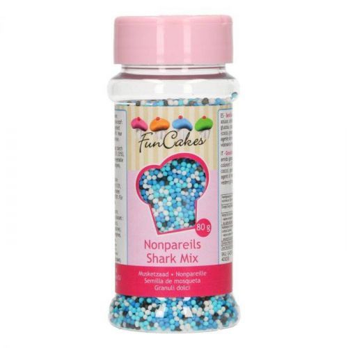 Cukrové perličky modré 80g - FunCakes