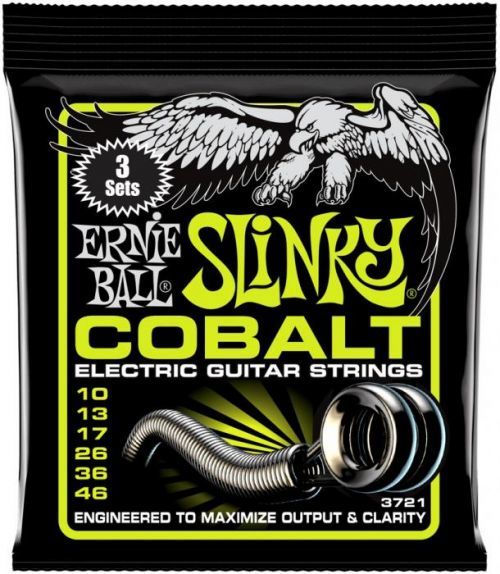 Ernie Ball Cobalt Regular Slinky 3 Pack